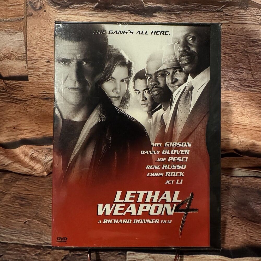 Lethal Weapon 4 DVD 1998 Mel Gibson Danny Glover Jet Li Chris Rock NTSC